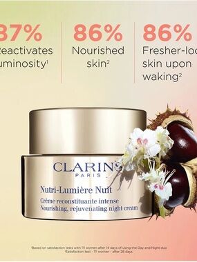 Clarins Nutri Lumeire Anti Aging Night Cream for Mature Skin15ml(FS:185$)